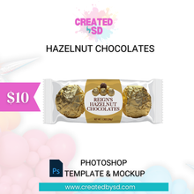 Load image into Gallery viewer, Hazelnut Chocolates Template &amp; Mockup
