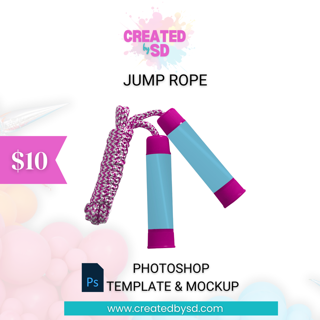 Jump Rope Template & Mockup