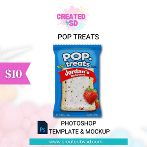 Pop Treats Template & Mockup