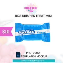 Load image into Gallery viewer, Rice Krispies Treat Mini Template &amp; Mockup
