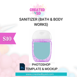 Sanitizer Template & Mockup