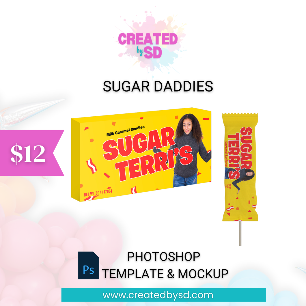 Sugar Daddies Template & Mockup