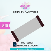 Load image into Gallery viewer, Candy Bar Template &amp; Mockup
