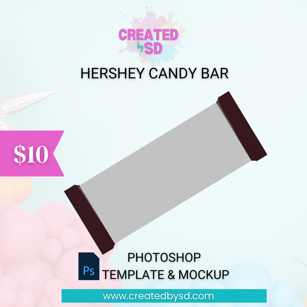 Candy Bar Template & Mockup