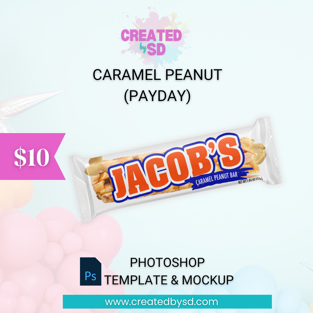 Caramel Peanut Template & Mockup