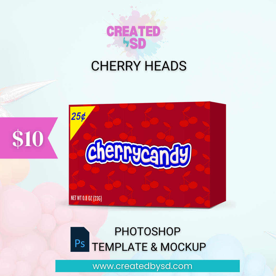 Cherry Hands Template & Mockup