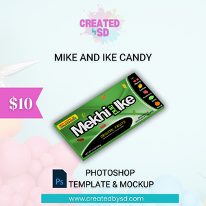 Mika and Ike Candy Template & Mockup