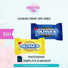 Load image into Gallery viewer, COOKIES WRAP 2PK OREO
