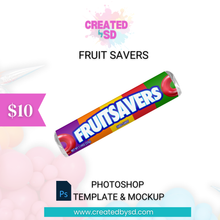 Load image into Gallery viewer, Fruit Savers Template &amp; Mockup
