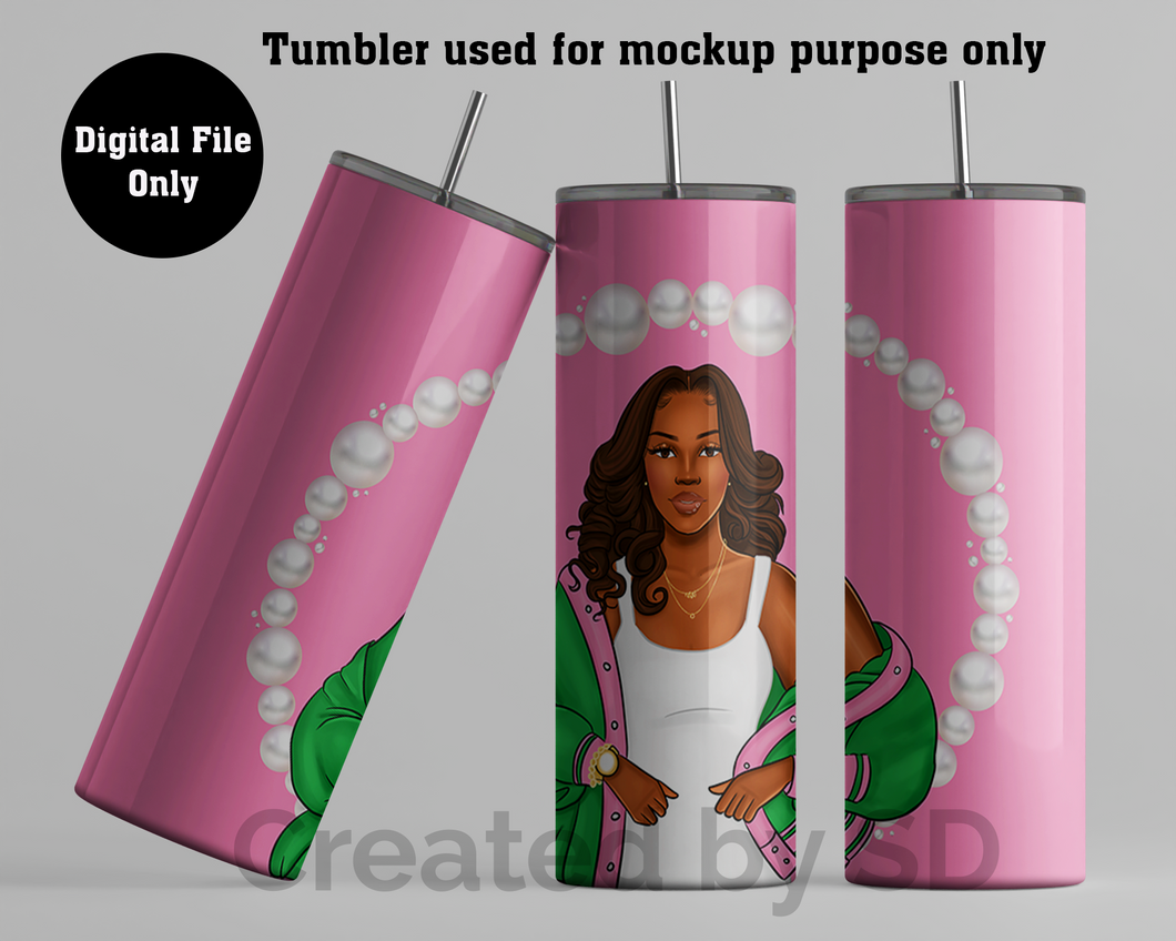 aka paraphernalia 20oz skinny tumbler wrap