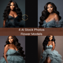 Load image into Gallery viewer, Professional AI black women stock photos for business presentations High-resolution African American women in artificial intelligence stock images
