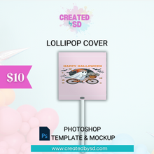 Load image into Gallery viewer, LOLLIPOP COVER TEMPLATE &amp; MOCKUP
